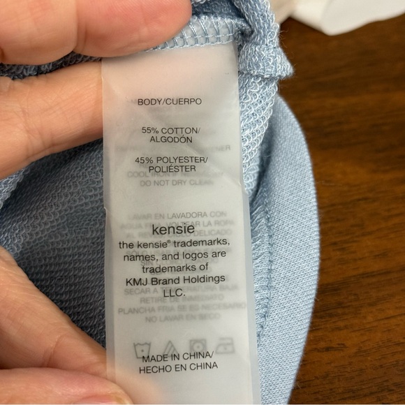 NWT Kensie Blue Fog Collared Button-Up Shirt 2X - Picture 7 of 11